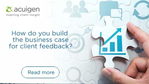 Understanding the needs, motivations and business plan of your firm can help you to justify the need for #ClientFeedback. Find out how and, more importantly, why you should build a business case at buff.ly/40qfK2X
