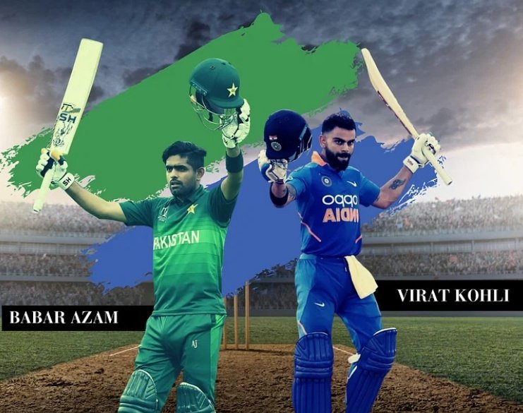 ShehrozQureshii's tweet photo. Let's start a fair competition 
Like for Virat Kohli 
Retweet for Babar Azam 
Who will win? https://t.co/xOlUSbmOQc
