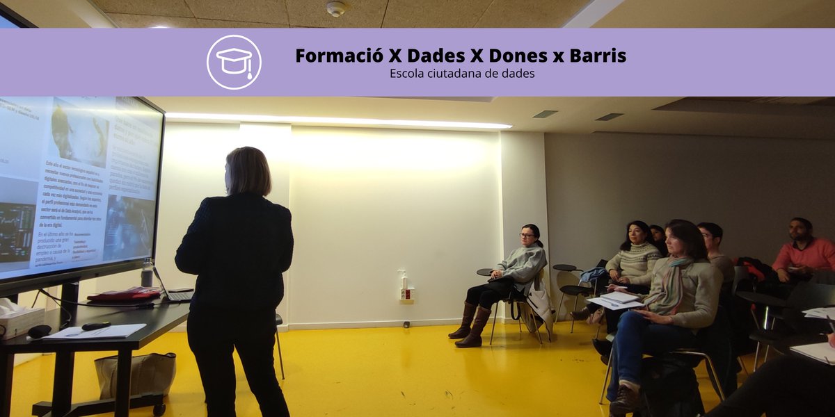OpenDataTGN's tweet image. Últim dia! Certificat becat per a totes les #dones que visquin o treballin a #Barcelona 👩‍💻 No esperis més per fer un reeskilling en el món de les dades i milloraràs les teves competències digitals! Projecte #FormacioDadesXDones 
@iopendatabcn
 👉 bit.ly/Formacio_Dones