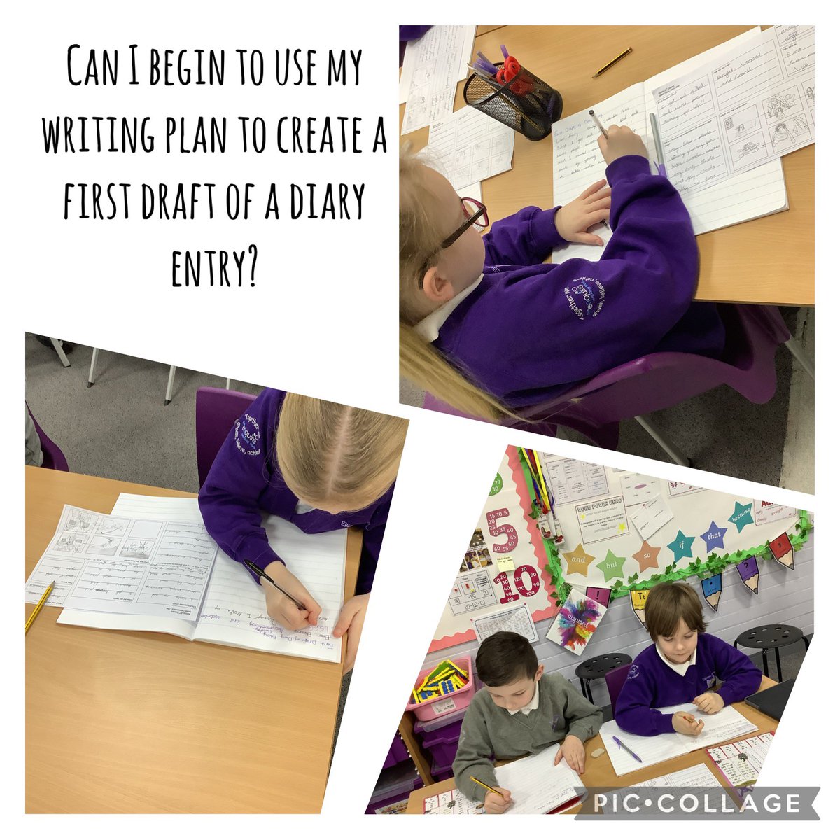 EllistonLynx's tweet photo. The first drafts got off to a fantastic start this morning for Lynx class! #EllistonEnglish ✏️⭐️ https://t.co/omfkWFcV1g