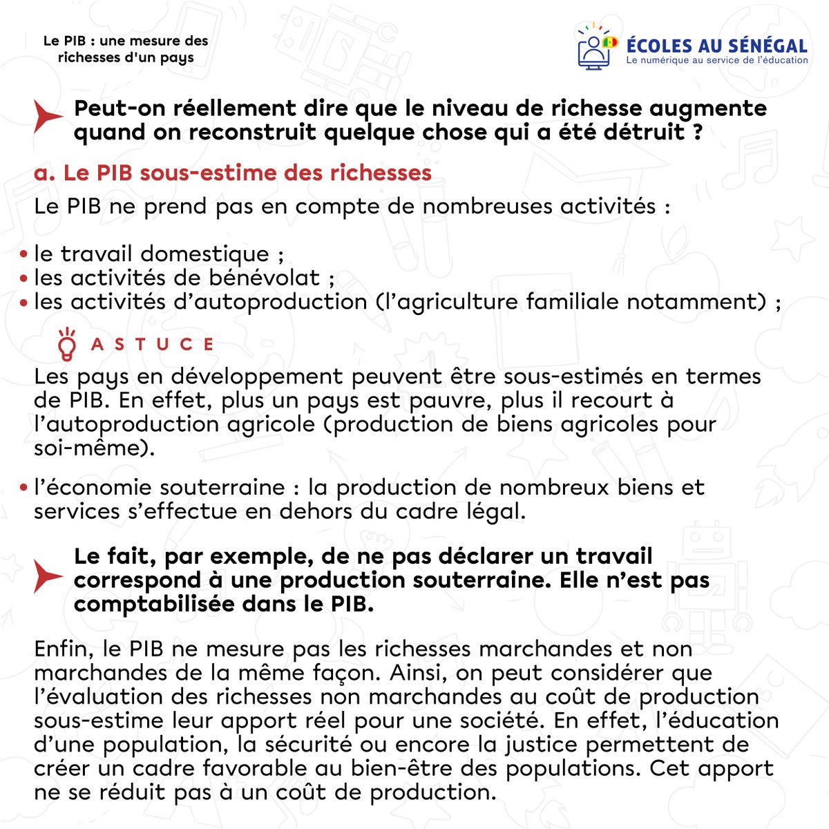 easofficiel's tweet photo. Néanmoins, c’est une mesure #imparfaite à cause de certaines limites comme, par exemple, son incapacité à rendre compte du bien-être des agents économiques.
#travail #institutions #production #elearning #education https://t.co/RGhAs7azK4
