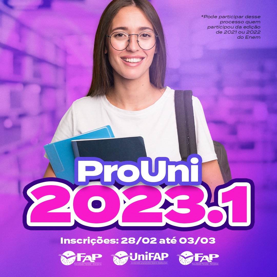 UniFAP-CE 2023 - Bolsas, Cursos e Informações