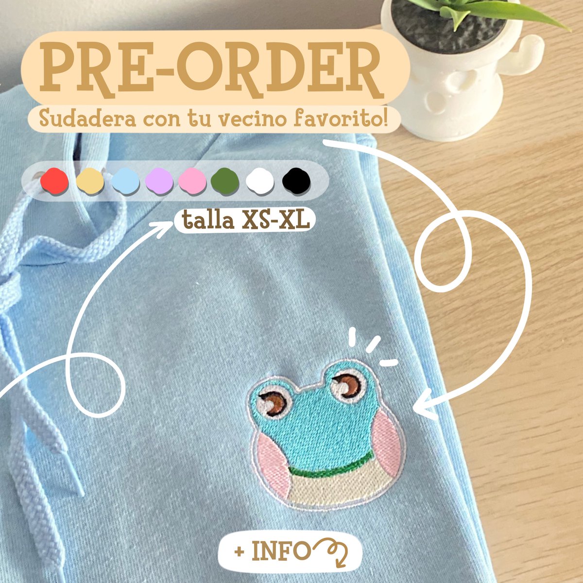 bubusnook's tweet photo. Me lo estabais pidiendo mucho y… 🥹

⚡️PRE-ORDER de sudaderas personalizadas de Animal Crossing 💞

Hay limite de 10 slots (encargos) disponibles, correeee 🏃🏻

Si estáis interesados, os doy toda la información detallada por MD 🥹

#animalcrossing #acnh https://t.co/wDvJc51UKB