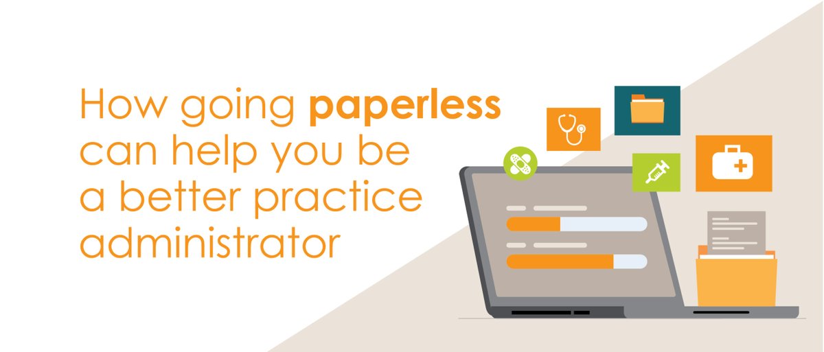 How does going paperless help with better practice administration? Find out how: ow.ly/L2Pc50M4HtV