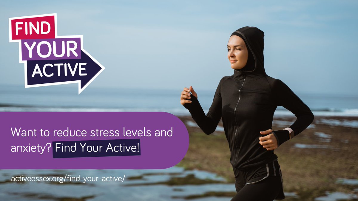 Do  you want to reduce your stress and anxiety levels?#findyouractive @ActiveEssex