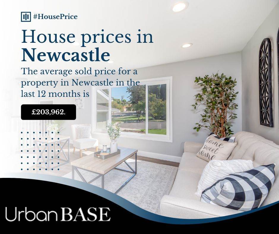 FYI❗ Here's the Average House Prices in #Newcastle.

Looking to buy? Let us help you find the right home for you, contact us today!

#Property #EstateAgent #UrbanBase
