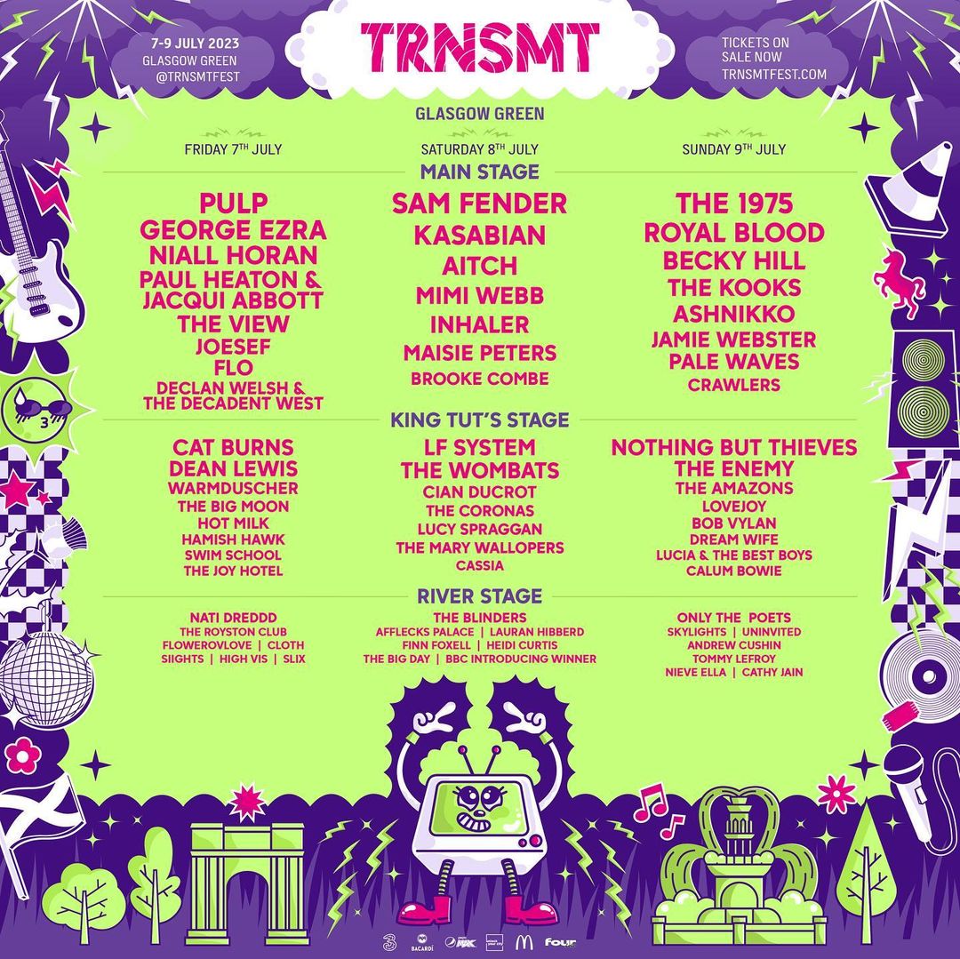 polydorrecords's tweet photo. Looking forward to seeing all the Polydor artists announced for @TRNSMTfest, bring on festival season.

#TRNSMT2023 https://t.co/Cl6kjgfisp