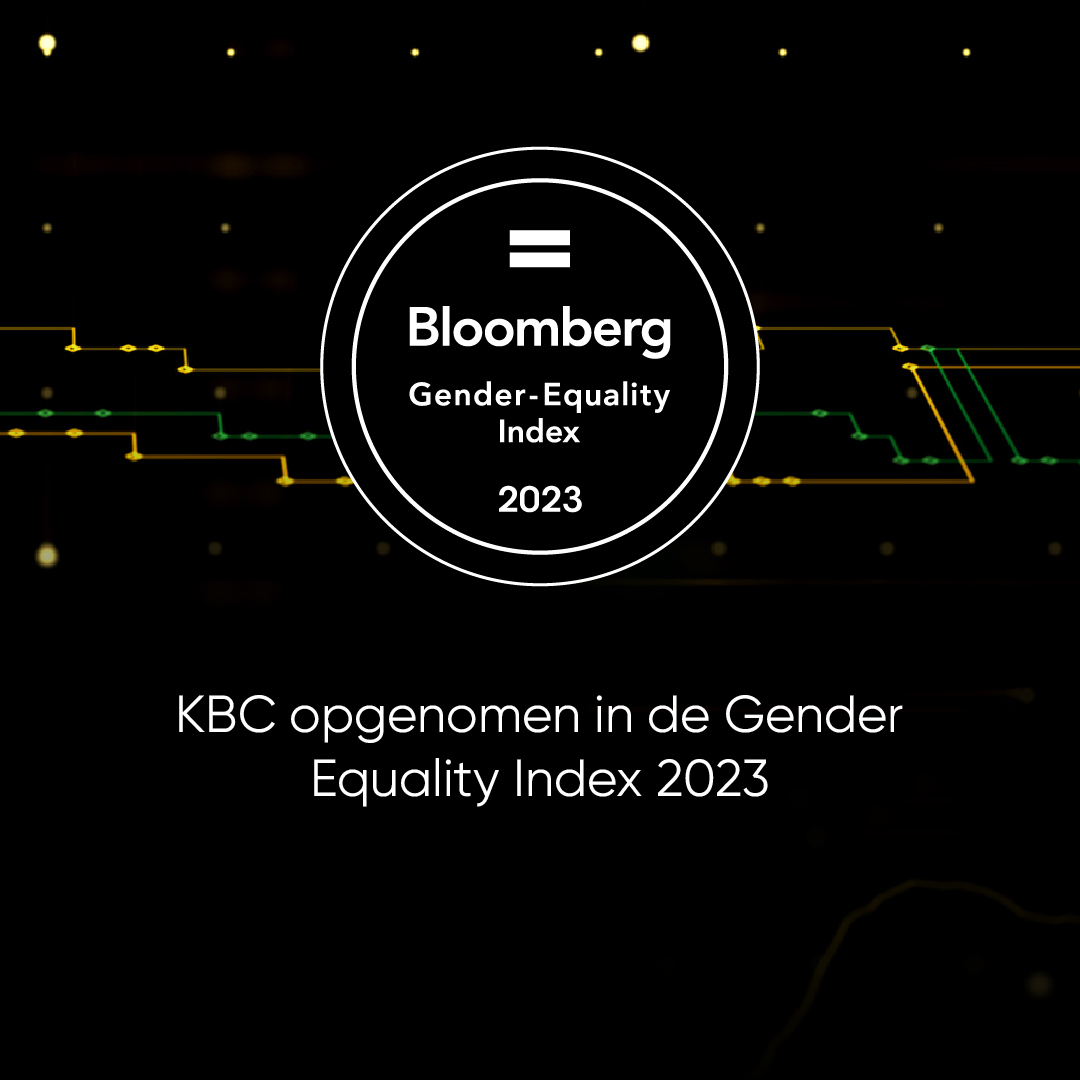 Voor het tweede jaar op rij is KBC opgenomen in de #BloombergGEI. We zijn trots dat onze inzet voor gelijke rechten voor onze werknemers wordt erkend. 
#Gendergelijkheid #KBCBeweegtMetJeMee