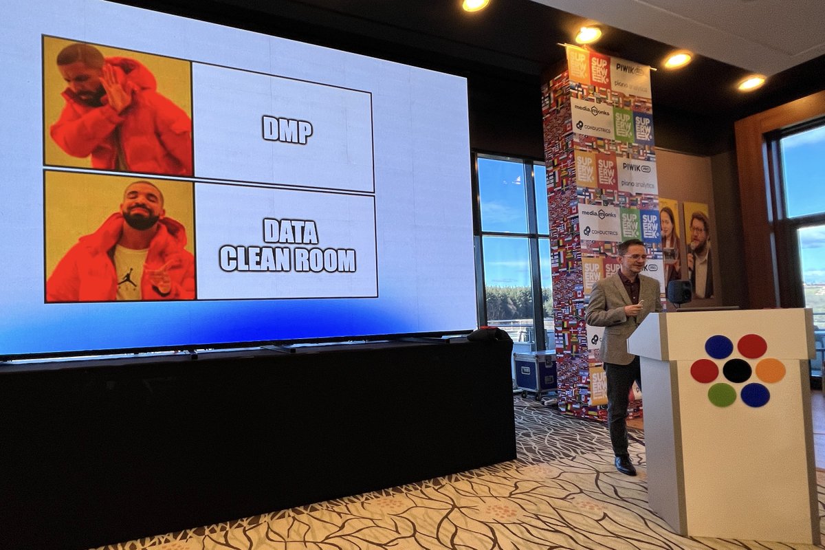 Talked about some of the trends affecting digital analytics industry today at <a href="/supervveek/">SUPERWEEK</a> 
#analytics #superweek #SPWK