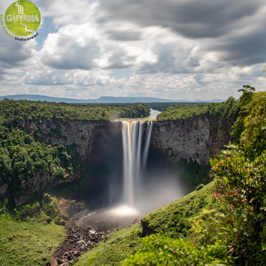 Kaieteur Falls is located on the Potaro River which is a tributary of the Essequibo River. Did you know that it is a UNESCO World Heritage site since 2019, and a protected area of Guyana? #DiscoverGuyana #NatureinGuyana #Waterfall 📸 Jamie Lafferty