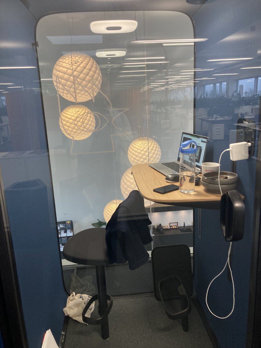 Thanks for the invitation to present my work for the TC127 WG5. 

Due to the flex-seating at DBI, I’m sitting within the box the full day. It’s well ventilated and noise cancelled. I grabbed some food during the single coffee break 😀.