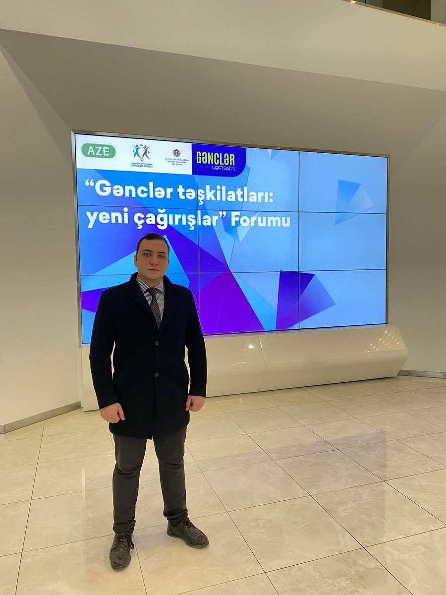 MansurovTaleh's tweet photo. “Gənclər təşkilatları: yeni çağırışlar” formunda iştirak etdik. 
Təşkilatçılara minnətdarlığımı bildirir, uğurlar arzulayıram.
@NAYORA_AZ 
@Youthfund_Az 
@officialmys 
#AzeYouth #Gənc #Azerbaijan https://t.co/HhjHlZ3AkD