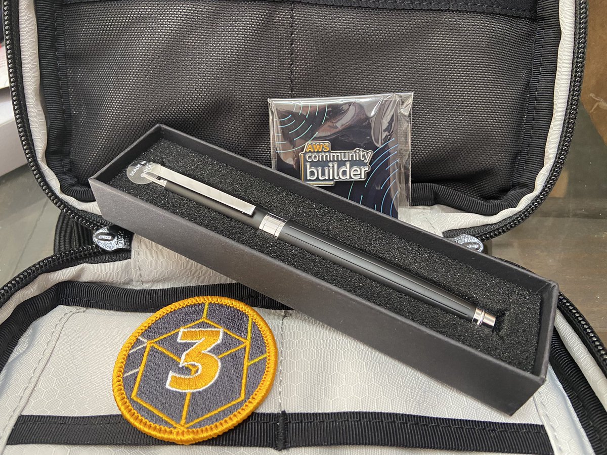 Thanks <a href="/jasondunn/">Not coming back here, join Threads | Jason Dunn</a> and #AWScommunity. This is a well balanced pen for what I hope will be a well balanced year with lots of writing.