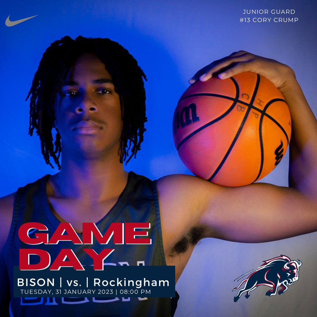 Home game tonight vs. Rockingham! #bisonpride