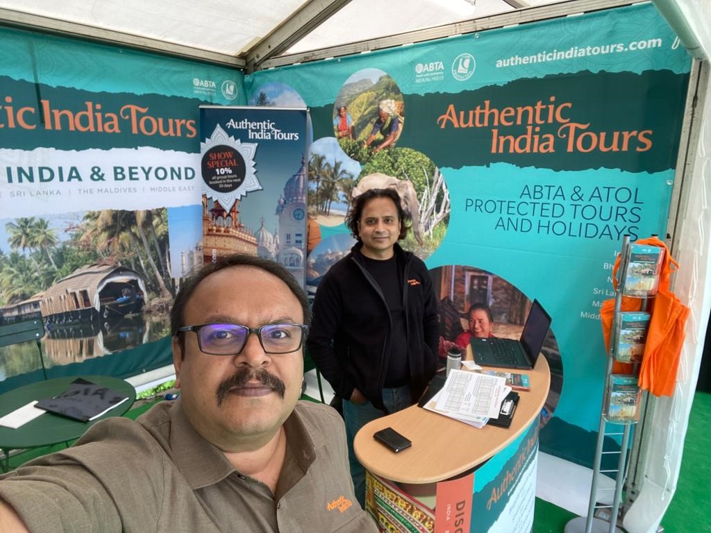 We are en route to the @DestinationShow ready for the first day tomorrow! Visit stand AP122 from Thursday - Sunday where Vimal and Brijesh will inspire you with our tours and tell you about our exciting special offer. 🇮🇳 FREE tickets: bit.ly/AITDS23 #destinationsshow