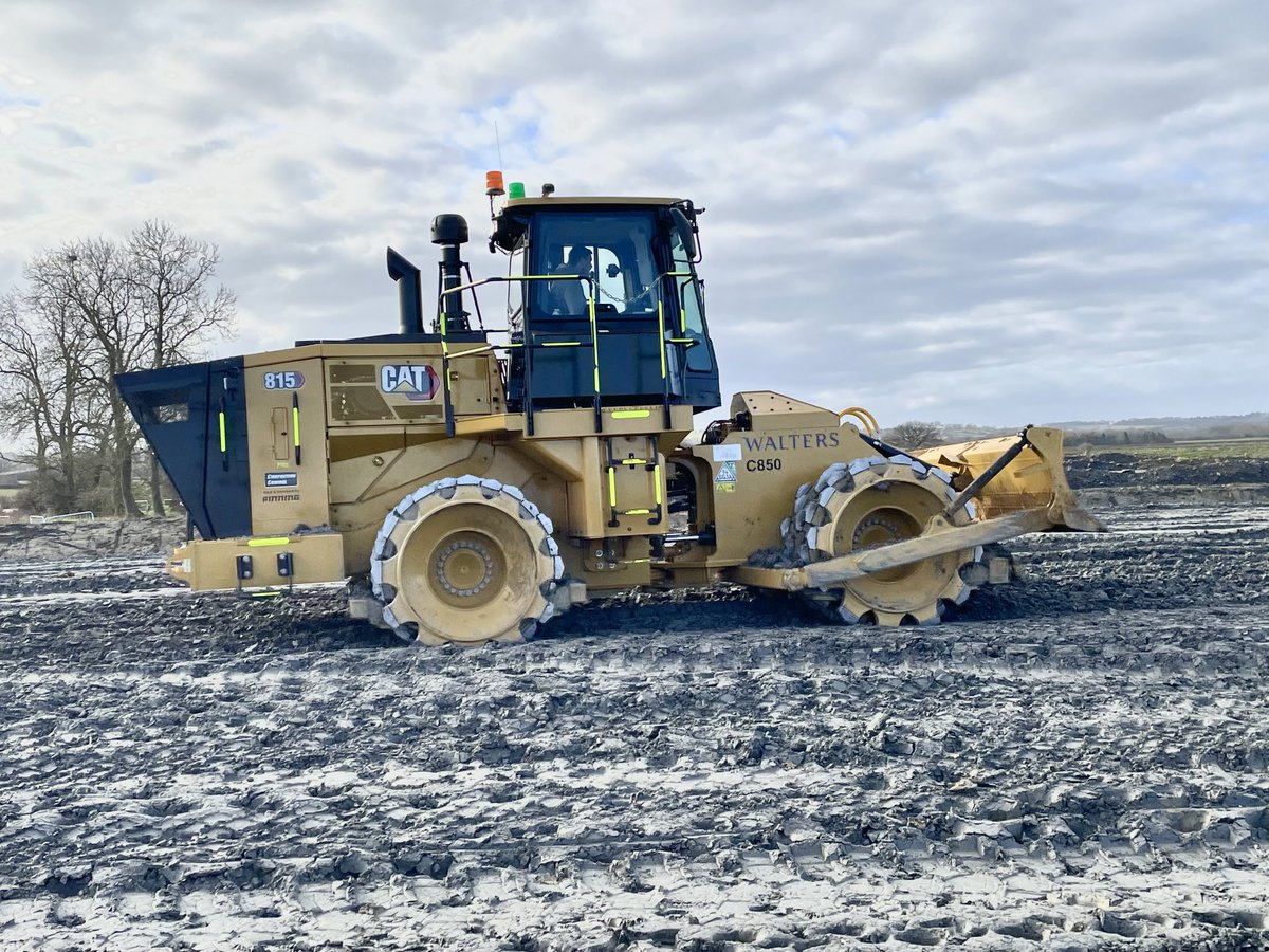 Walters way new cat compactor in action great machine