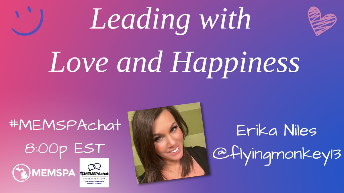 Join #MEMSPAChat at 8pm EST this Thursday with @flyingmonkey13

#MSAAchat 
#LEADERSHIPCHAT
#NCCE #MIEE 
#TnEdChat
#weleadWY
#SAMEDCHAT 
#wyoedchat
#IdEdchat
#UWyoCoEd
#2PencilChat
#ChampForKids
#CodeBreaker
#KQEDEdChat
#PLN365
#ElemMathChat
#LeadK12chat
#MTEdChat
#Together4ELs