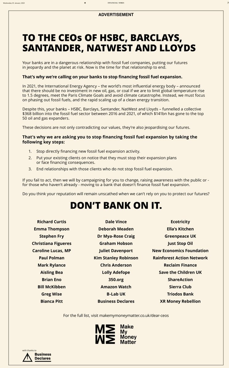 Chris_Skinner's tweet photo. Today’s #FT #makemymoneymatter https://t.co/qPq2ZdCJI8