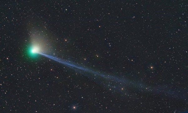 Domani la cometa C/2022 E3 passerà vicino alla Terra, come 50000 anni fa. L'avrebbero vista anche i Neanderthal, SE avessero avuto un semplice  binocolo... ma noi l'abbiamo! (foto Michael Jager) <a href="/centriculturali/">Centri culturali</a>