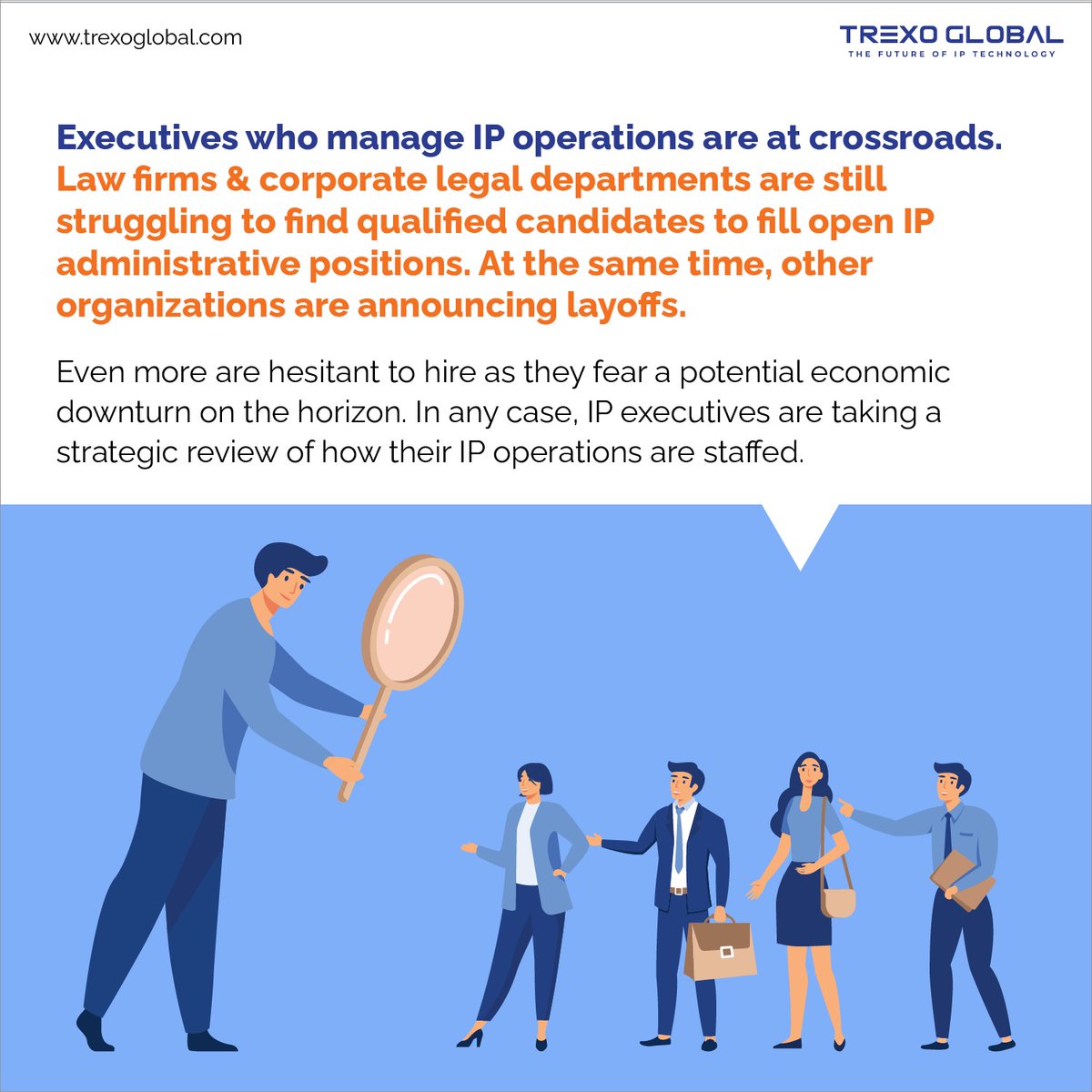 TrexoGlobal's tweet photo. Click here https://t.co/RS8QT7J9cY to learn how we’ve helped other organizations walk this delicate tightrope.

#ipdocketing #intellectualproperty #TrexoGlobal #FutureOfIPTechnology https://t.co/N1z4AbkvBq