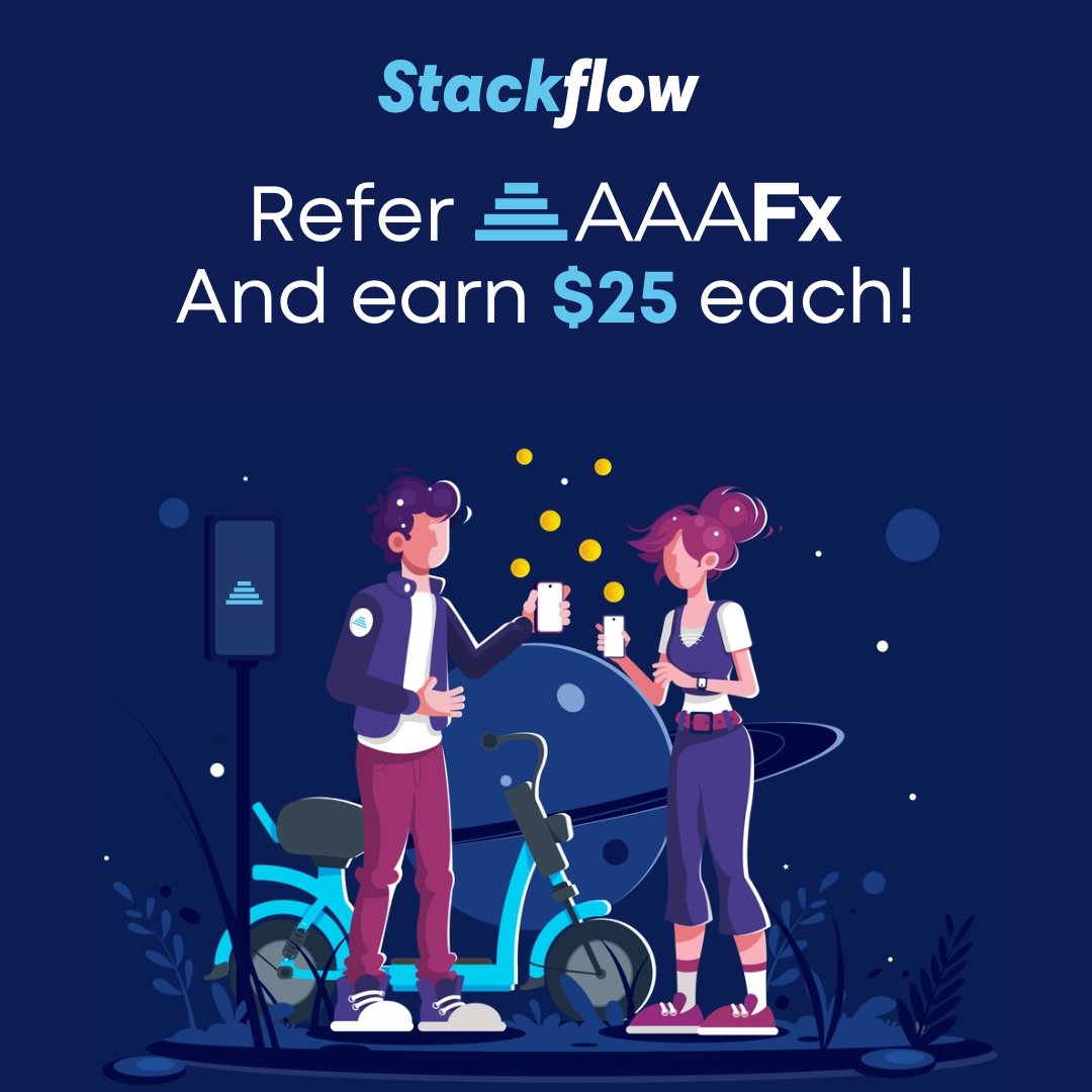 StackflowT's tweet image. Trading just got more rewarding with AAAFx's Refer and Earn program. Invite & earn rewards for every #referral
A short story on #AAAFx - World’s trusted broker, delivering services to clients in 176+ countries.
Know More: bit.ly/3Hlp67h
#StackflowTechnologies