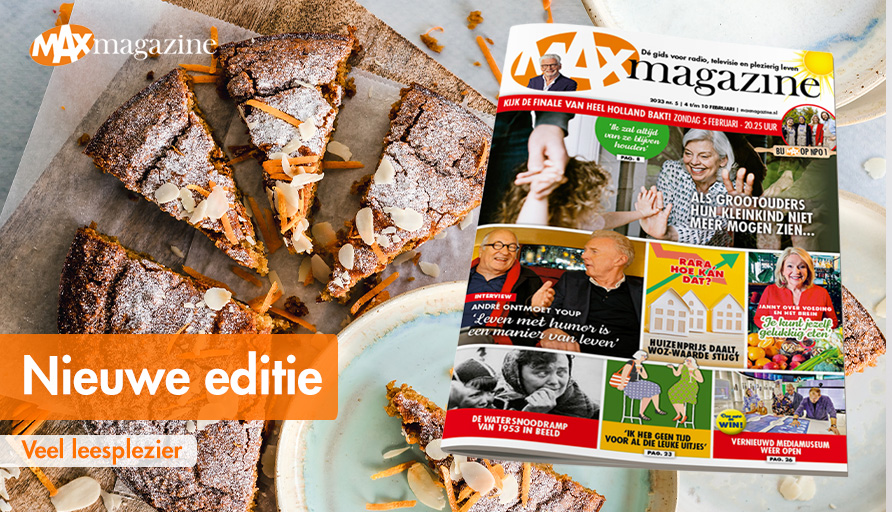 MAXMagazineNL's tweet photo. Een nieuw #MAXMagazine bomvol nieuwe MAX-programma's en interessante en ontroerende verhalen. Deze week lees je o.a.:
🎭 Een interview met @youpvanthek,
🍅 Janny van der Heijden over voeding en het brein
🎂 en de finale van @heelhollandbakt komt eraan! https://t.co/0SkQGGsBCJ