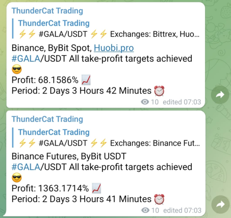 collectcrypt0's tweet photo. #GALA  previously was called in my copy trading service @ThunderTraders  for over 10R on Account, if you missed the move consider trialling out my Telegram Auto Trading service, I'm pretty active and usually  catch the moves on most of the top coins.

https://t.co/aoI8r0fghO https://t.co/lAgidGU370