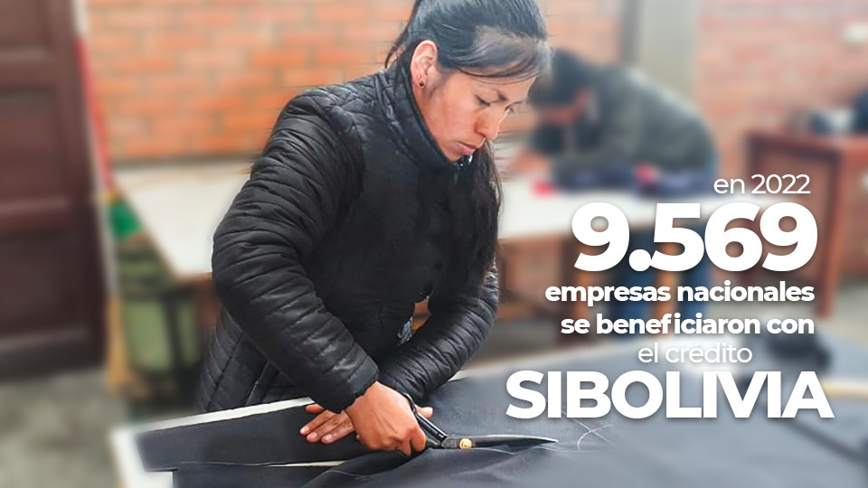 LuchoXBolivia's tweet photo. En dos años, llegamos a 9.569 empresas nacionales, entre micros, pequeñas, medianas y grandes, con más de Bs1.298 millones con nuestros créditos #SIBOLIVIA, con una tasa de interés fija de 0,5% anual. Nuestra política de industrialización con sustitución de importaciones avanza. https://t.co/ZALPjV73I0