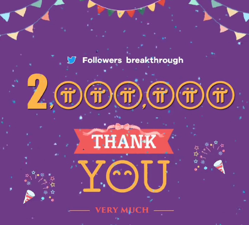 Pi_Network_INA's tweet photo. Bersiaplah untuk semua pioners, 2jt follow akun Twitter Pi Network, Ini sangat sangat fantastis.
#Pi_Network_INA juga akan selalu bersatu untuk kesuksesan kita semua. AMIN. https://t.co/jxQghx8QPl https://t.co/tZipvKDXYU
