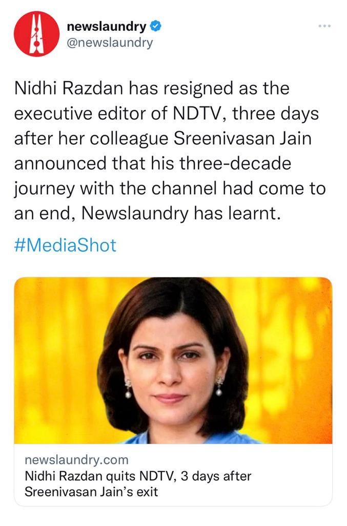 ShefVaidya's tweet photo. So where is @Nidhi going this time? As the Dean of the Stanford University Department of Imaginary Studies? https://t.co/XBcNaRXgQl