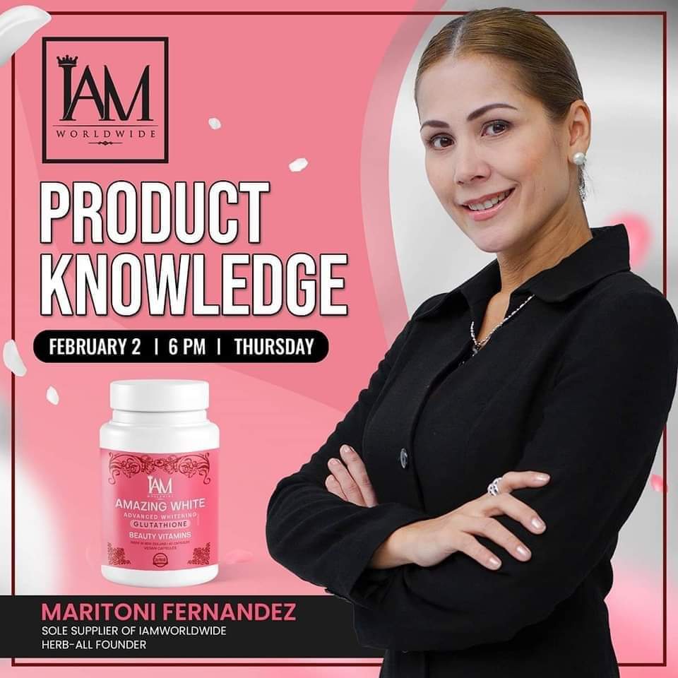 YOU GOTTA HEAR IT FROM HER, FIRST HAND

Positive change is the end result of all true learning🤗 Learn from Actress and Cancer Survivor, Maritoni Fernandez as she conducts a Product Knowledge training this Thursday at 8:00PM!!☝🤩

#AgentsOfHOPE
#HOMEofHOPE
#BelievingInGodsTime