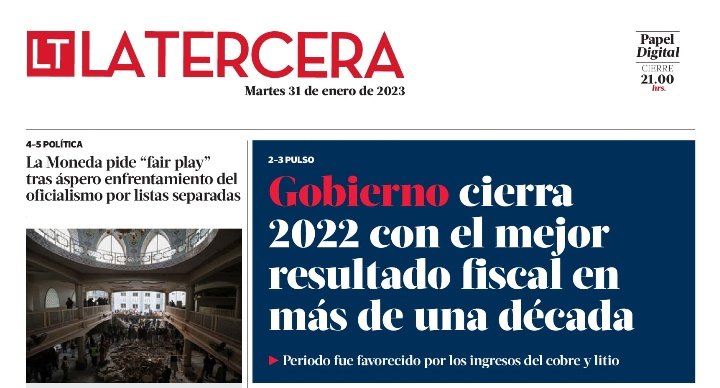 Ayer publicamos ejecución presupuestaria 2022. Se observa un buen resultado fiscal que resumiría en: 1. Trayectoria de normalización de finanzas públicas, 2. Alta ejecución de recursos  y 3. Gasto c/ foco en reactivación económica y apoyo a las familias #ChileApoya