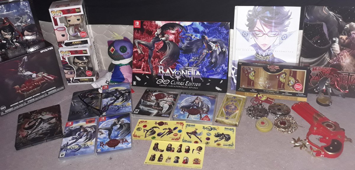 doomed_nebula's tweet photo. My #Bayonetta collection. 
🦋🧙‍♀️
#Bayonetta1
#Bayonetta2
#Bayonetta3 https://t.co/RqyTSRjL0q