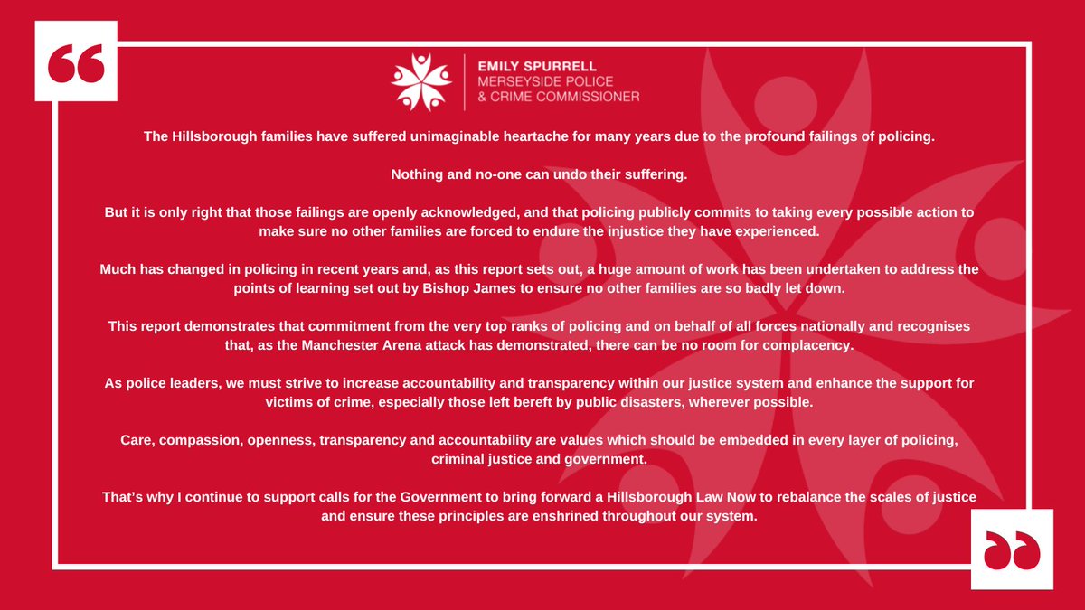 Merseyside's Police Commissioner Emily Spurrell tweet media