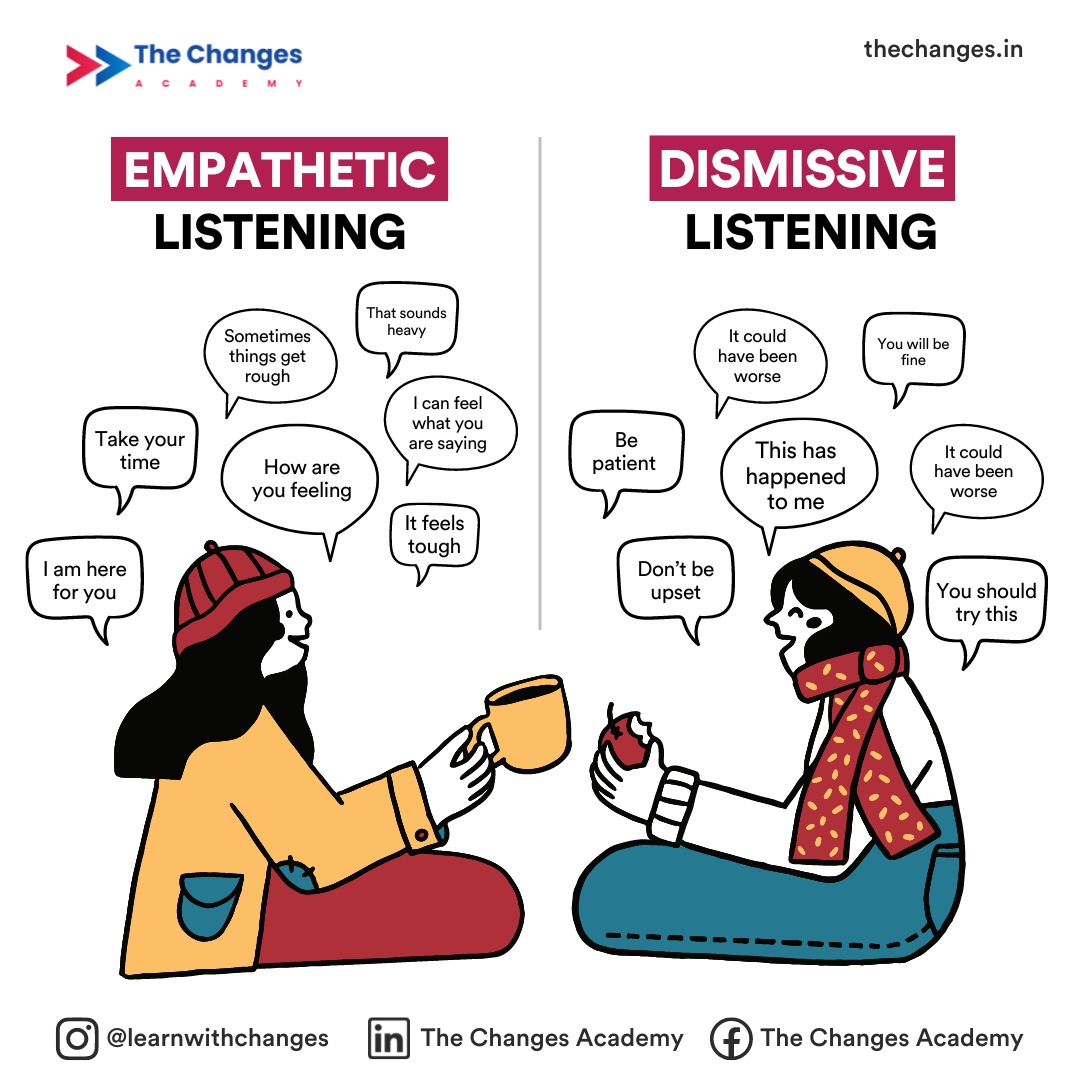 #empathy is listening to feel the experience of the other one and not to respond.
Today's corporate world needs empathy like never before. 

#lifeskills #skills #skillingindia #WorkplaceWellness