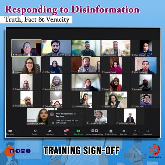 GnmIonline's tweet photo. A big thank you to all participants who joined us in learning strategies to identify and respond to misinformation.
#DisinformationAwareness #VirtualTraining #PromotingTruth #FactChecking https://t.co/VEK8U7Sjcu