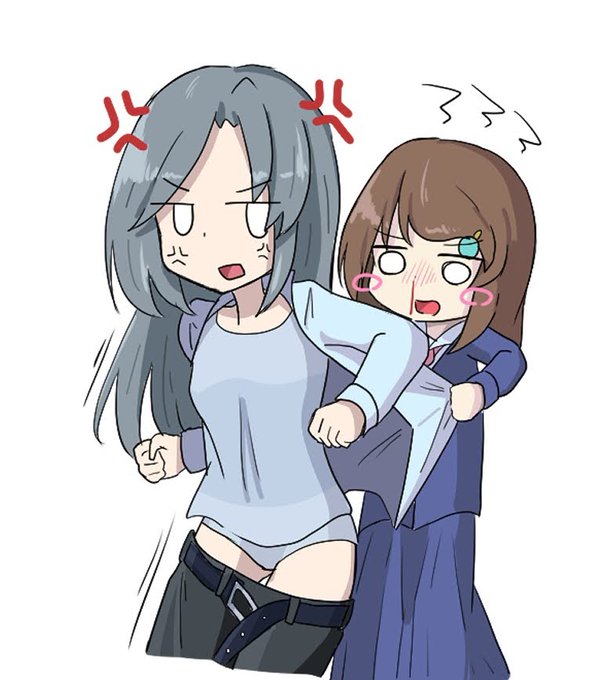 「いや私のエロ絵とか需要ねーだろ」
って言うトゥーい代理(Ritona)に対し
「脱いだら変わるかもよ!!」
と剥き始める遥架ちゃん。 