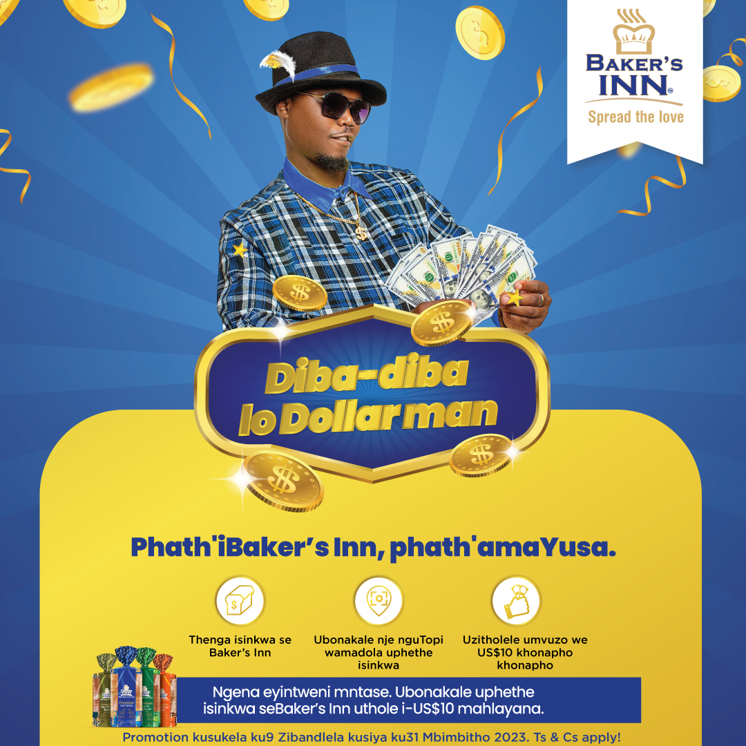 Matebeleland sikhonaaa!!!! Thenga isinkwa seBaker’s Inn uzitholele umvuzo weUS$10 khonapho khonapho. 
#Dollarman