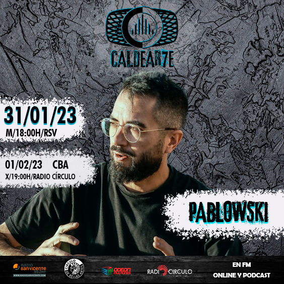 CaldearteR's tweet photo. 💢Esta tarde contamos con PABLOWSKI ganador del Poetry Slam Europeo.

A las 18:00h en @rsv952fm  / también online: https://t.co/42tVOOR9yZ

Miércoles a las 19:00H 👇https://t.co/2Dv3V5E4Xp
@cbamadrid @RadioCirculo 

#caldearte7 #caldearte #pablowski #poetryslamalicante https://t.co/k5GTbznaTg