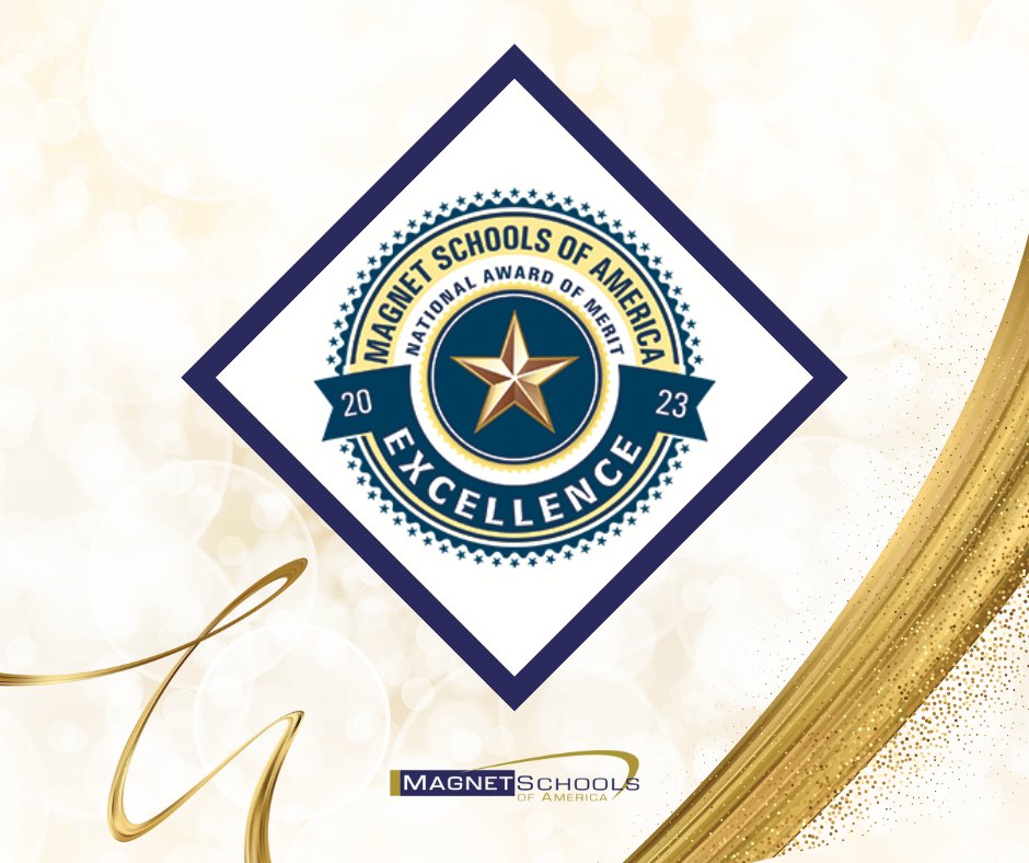 LHECMES's tweet photo. Time to celebrate! We are super excited to announce we have been named a 2023 Magnet School of Excellence! A round of applause is due for our staff, students, and supporters. #magnetschoolofexcellence #celebrate @wcpssmagnets @SGaitan @MrsMcAuleyNC @BJenningsLHES https://t.co/hECSfMdWre