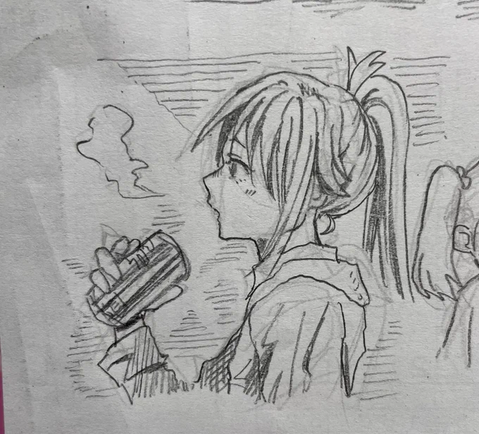 自販機シロ鈴。
二枚目はちょっと意味深な目をしたリンちゃん
#はいふり #シロ鈴 #イラスト 