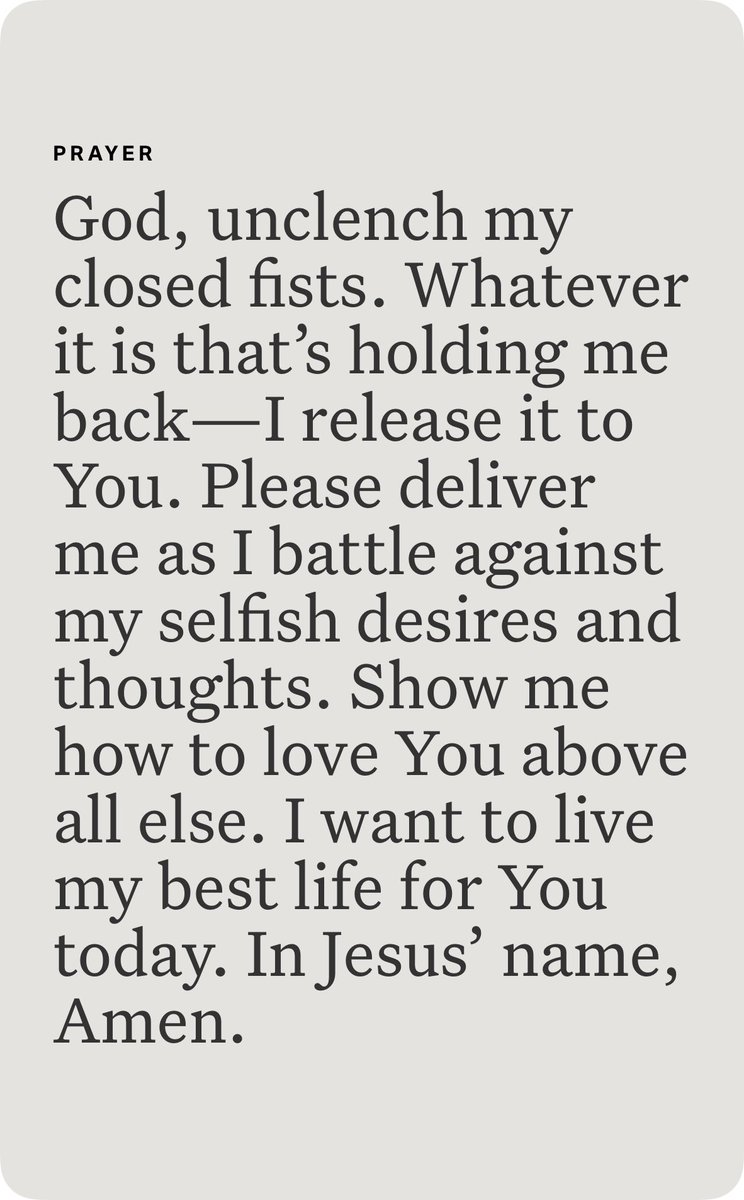 GabMcAndrew's tweet photo. OMGSH I love this prayer so much! @YouVersion
As to why would be a conversation much longer than this tweet. 😄 But for now:
Yes, Lord, help us all to keep moving #forward as we live for You. 🙌🏻#tuesdaymotivations
#Forward2019
#Love2020
#Together2021
#Victory2022
#Trust2023 https://t.co/Sb0ooy2x58