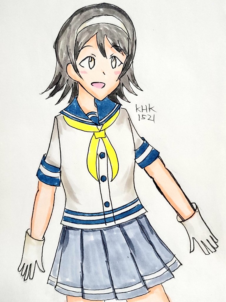 艦これ「谷風さん#艦これ版深夜の真剣お絵描き60分一本勝負#艦これ版真剣お絵描き60分一」|KHK1521のイラスト