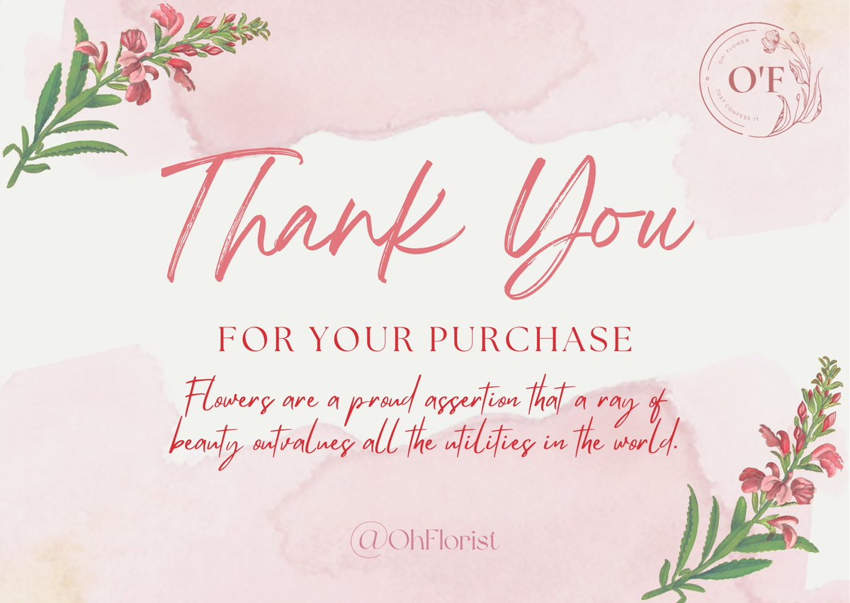 OhFlorist's tweet photo. ⠀ 𓂃 ⸝⸝  ❛  thank you so much for the visit, just as you know, the blossoms here you give, bloom the other's wonderful day  ♡̸ 。

── 🦊 https://t.co/p7tqDJ9RUX