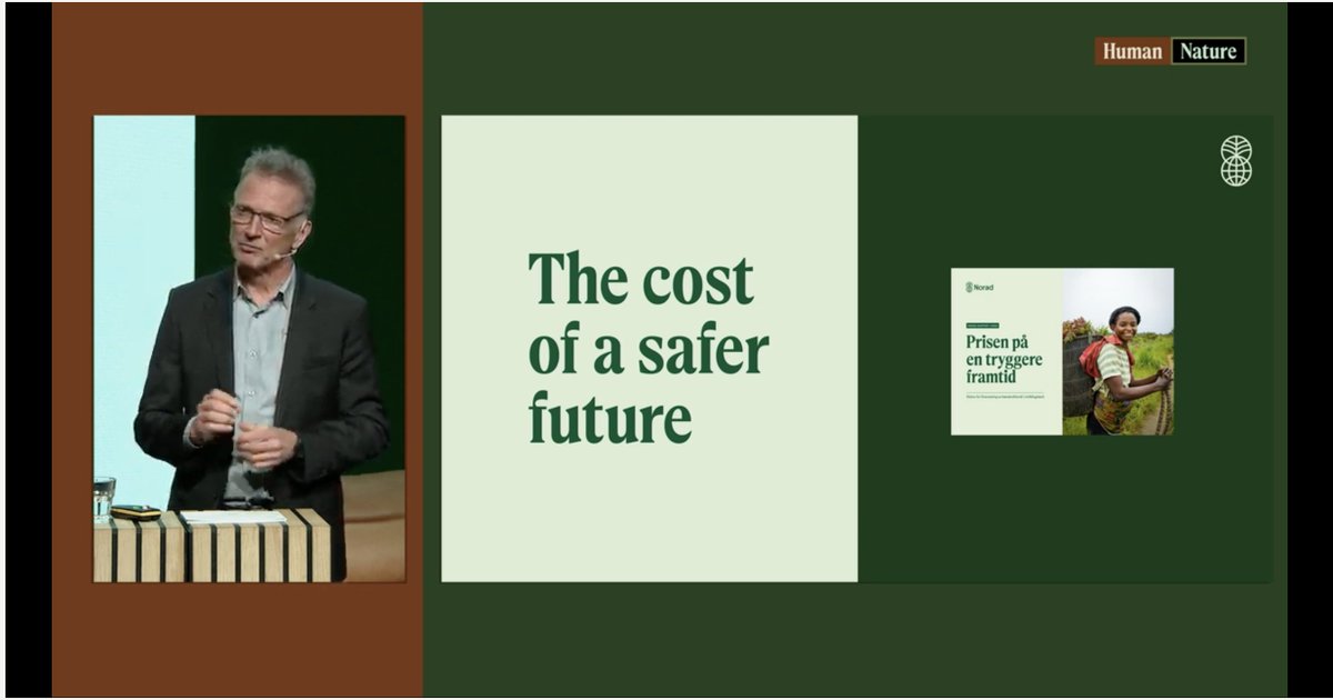 Still on financing for the future, @noradno's 
Lars Loe presents his reports on The cost of a Safer Future. 

#NoradConference #Noradkonferansen