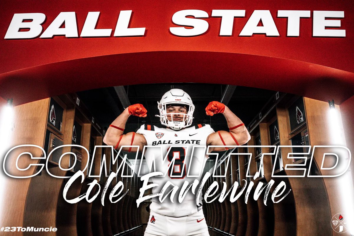 Very blessed to announce that I am COMMITTED to Ball State University to continue my academic and athletic career! Special thanks to everyone who believed in me to make this happen! @BSUCoachNeu @_VicHall @CoachZidenberg @coachklynch @HSEFootball @BallStateFB