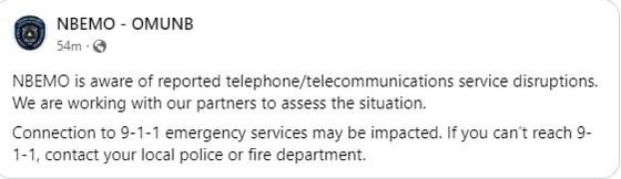 There are currently disruptions with the 911 system in New Brunswick. Connection to 911 may be impacted. In case of emergency, residents of the Oromocto and surrounding area are asked to please call the Oromocto Fire Department, Station 1 at (506) 357-2201.