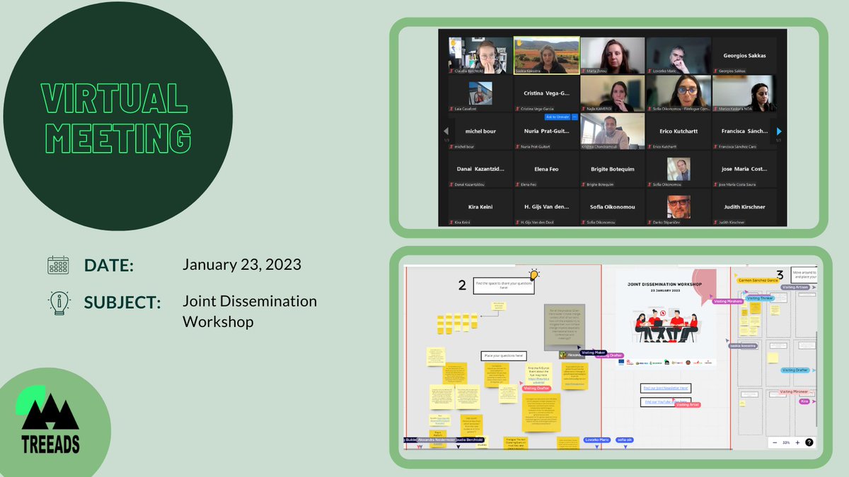 TREEADSH2020's tweet photo. It was a pleasure participating in the #EUFireProjectsUnited's 1st visual Joint Dissemination Workshop, where all projects presented and analysed their achievements of the previous year. 🗓 January 23, 2023
Learn more: https://t.co/aRFVRjShun https://t.co/DfoHmH4dSn