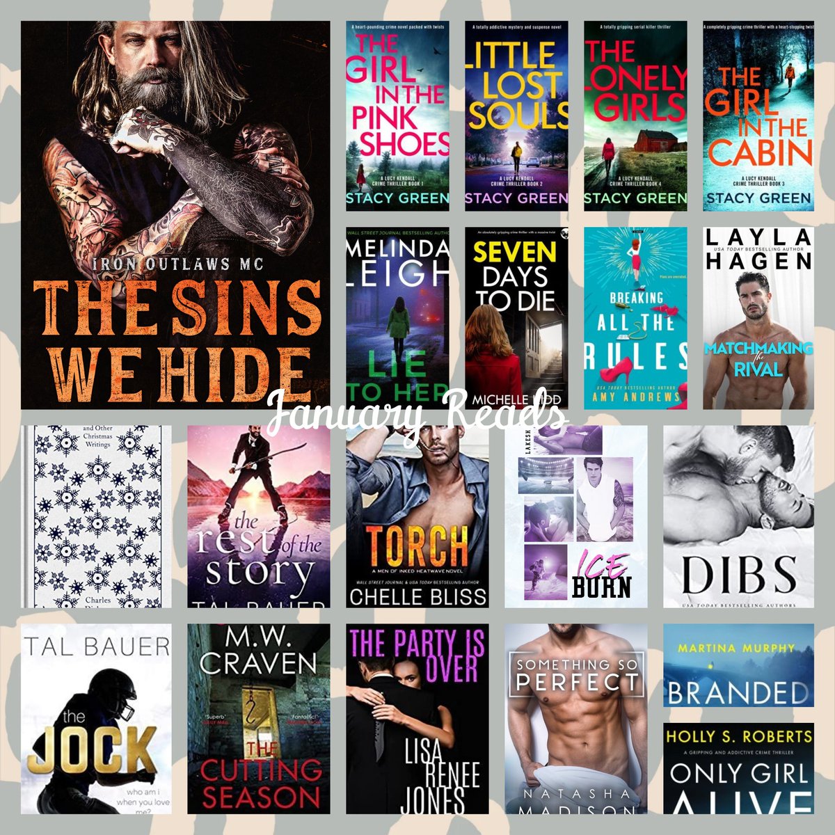 mags_louise's tweet photo. January Round Up
20 Books
6 Five โญ Reads
12 ARCs
2 #BeatTheBacklog Reads
1 Reread
14 Books Purchased ๐ซฃ
#JanuaryRoundUp #BookTwitter #BookLover https://t.co/2KJJOyOyKV