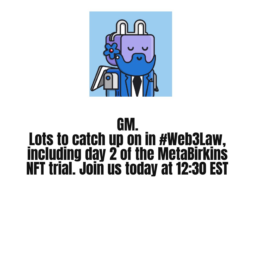CarloD_Angelo's tweet image. GM #LexLine⚖️ #web3law
